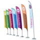 Picture of EXHIBITION BEACH CUSTOM WIND RESISTANT KNIFE FLAG