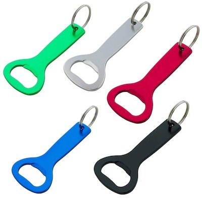 Picture of ALUMINUM MATERIAL BOTTLE OPENER KEY RINGS