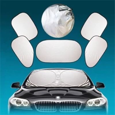 Picture of 6PCS FOLDING SILVERING REFLECTIVE CAR SHADE ASI & 44256.