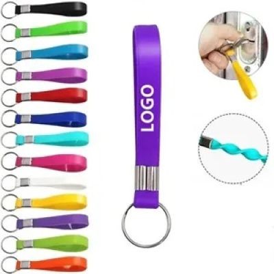 Picture of SILICON KEYRING CHAIN.