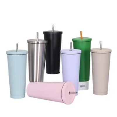 Picture of SIMPLE MODERN THERMAL INSULATED TUMBLER with Straw Lid Travel Coffee.