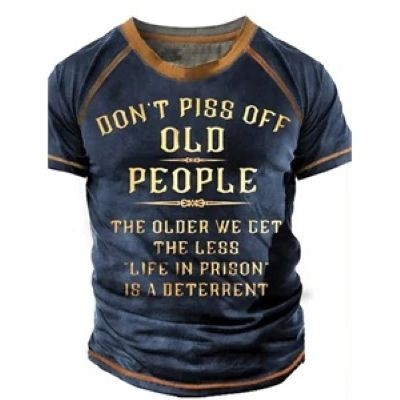 Picture of T-SHIRT 3D PRINT PATTERN LETTER STREET FASHION.