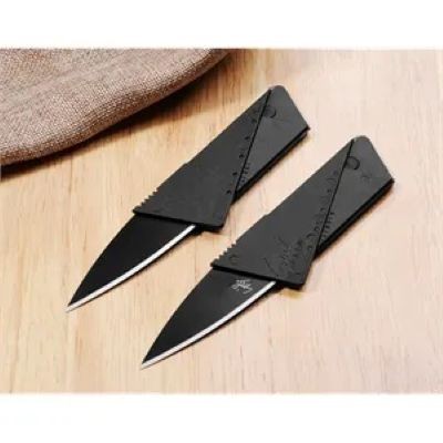 Picture of WALLET CARD FOLDING KNIFE — CAN PRINT LOGO