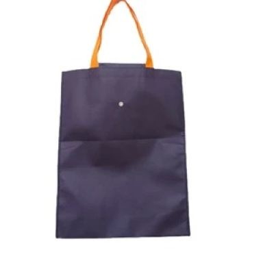 Picture of FOLDING NON-WOVEN SHOPPER TOTE BAG COLOR PRINT LOGO CUSTOMIZATION