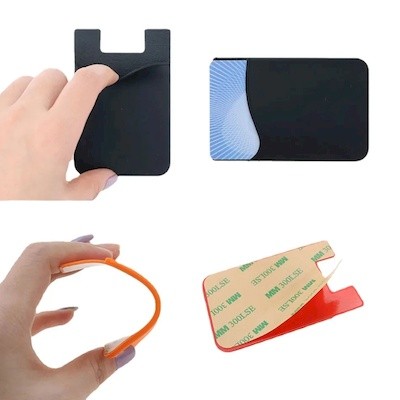 Picture of SILICON MOBILE PHONE BACK STICKER CARD HOLDER