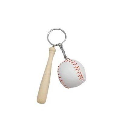 Picture of MINI BASEBALL TWO-PIECE SET KEY HOLDER KEYRING PENDANT CAN PRINT LOGO