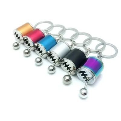 Picture of METAL CAR GEAR KEYRING CHAIN PENDANT CUSTOM PRINTED LOGO.