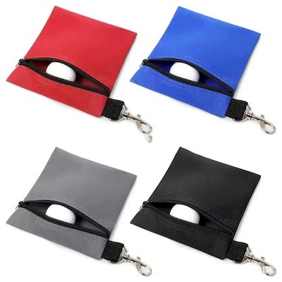 Picture of ZIPPER GOLF TEE & BALL POUCH BAG