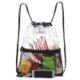 CLEAR TRANSPARENT DRAWSTRING BAGS image 2