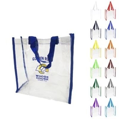 Picture of CLEAR TRANSPARENT STADIUM TOTE BAG