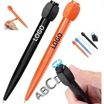 Picture of ABCD ROTARY OPTIONAL BLACK NEUTRAL PRESSURE RELIEF PEN