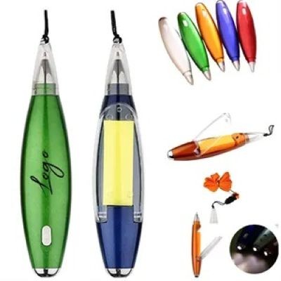 Picture of MULTI-FUNCTIONAL BALL PEN with Sticky Notes & Torch