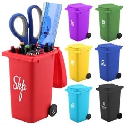 Picture of TRASH CAN PENCIL HOLDER.