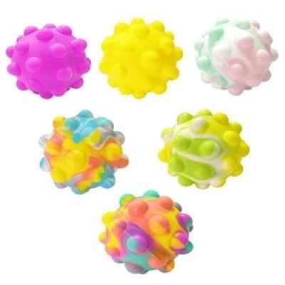 Picture of SILICON ANXIETY ANTI STRESS PUSH BUBBLE FIDGET BALL.