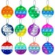 Picture of MINI PUSH POP BUBBLE TOY KEYRING CHAIN