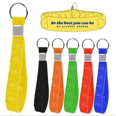 Picture of SILICON POP BUBBLES FIDGET WRIST STRAP KEYRING CHAIN