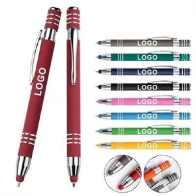 Picture of 2-IN-1 METAL BALL PEN with Stylus.