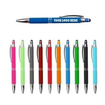 Picture of SOFT TOUCH METAL PRESS BALL PEN