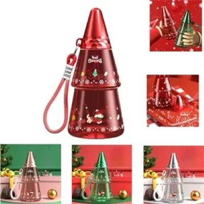 Picture of 16,91 OZ CHRISTMAS WATER CUP with Lid & Straw