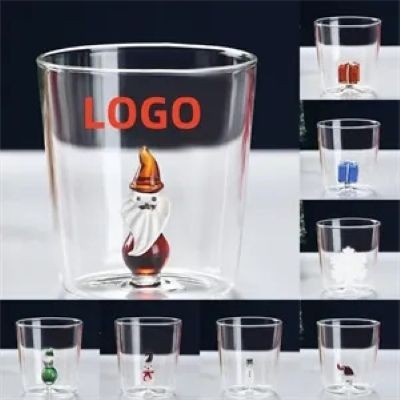 Picture of 10,15OZ CHRISTMAS GLASS CUP