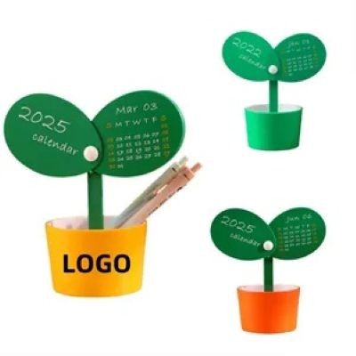 Picture of 2025 FLOWER POT DESK CALENDAR.