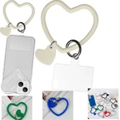 Picture of HEART-SHAPED PHONE LANYARD.