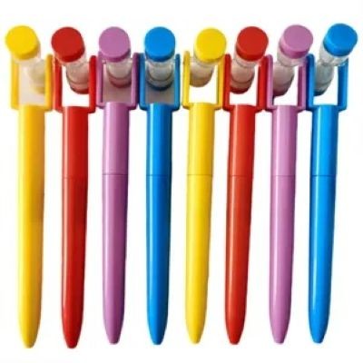 Picture of PLASTIC HOURGLASS SPINNER BALL PEN