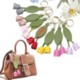 Picture of TULIP STYLE PU LEATHER KEYRING CHAIN BAG PENDANT