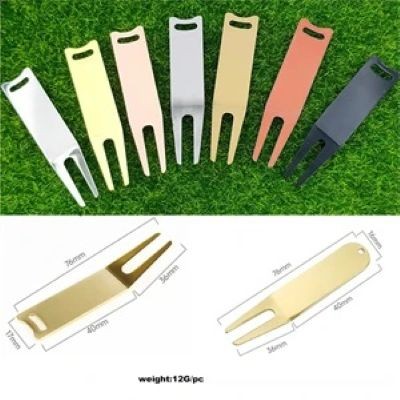Picture of METAL BENDY FORK GOLF REPAIR DIVOT TOOLS.