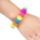 Picture of 12, 14 & 15 BEADS ANTI-STRESS RAINBALL SOFT BRACELET TOY