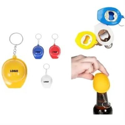 Picture of HARD HAT BOTTLE OPENER KEYRING CHAIN