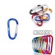 Picture of 2,28 INCH SMALL CARABINER CLIP KEYRING CHAIN