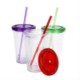 Picture of DOUBLE WALL CUP with Straw