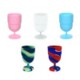 Picture of UNBREAKABLE FOLDING SILICON GOBLET WINE GLASSES