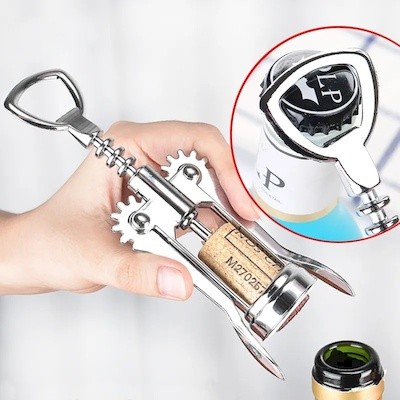 Picture of ZINC ALLOY WINE BOTTLE OPENER