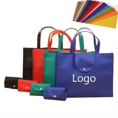 Picture of FOLDING NON-WOVEN BAG with Snap Button Closure
