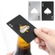 Picture of STAINLESS STEEL METAL SPADES A POKER SHAPE CASINO BOTTLE OPENER