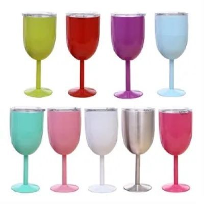 Picture of 10OZ STAINLESS STEEL METAL THERMAL INSULATED GOBLET