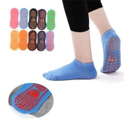 Picture of NON SLIP YOGA PILATES HOSPITAL SLIPPER SOCKS