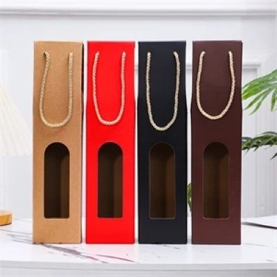 Picture of WINE GIFT PACKING BOX with Handle