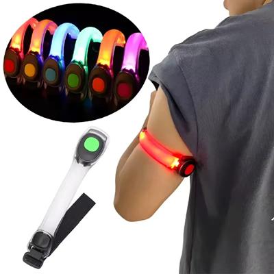 Picture of SILICONE FLASHING SAFETY LED ARM BAND LIGHT