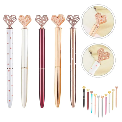 Picture of HEART ROSE GOLD METAL PEN