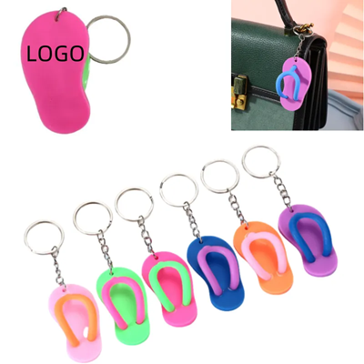 Picture of SOFT PVC FLIP FLOPS KEYRING CHAIN