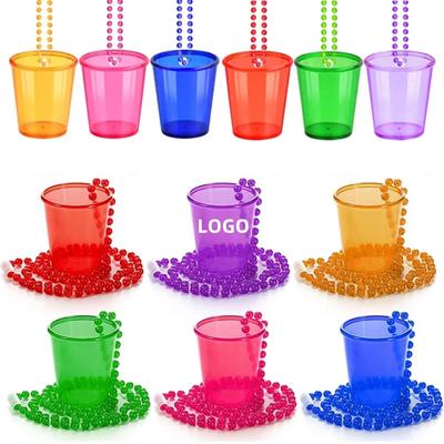Picture of PLASTIC BEAD CHAIN SHOT GLASS