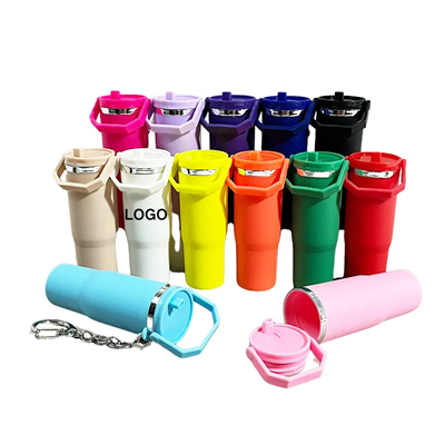 Picture of TUMBLER SHAPE PLASTIC KEYRING