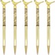 Picture of METAL BLING SMALL BIRD RETRACTABLE BALL PEN
