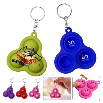 Picture of UFO PUSH POP BUBBLE KEYRING CHAIN