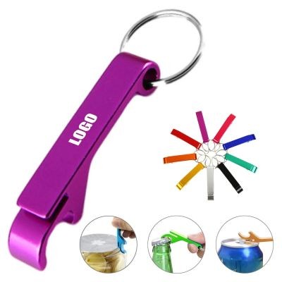 Picture of ALUMINUM BOTTLE OPENER KEYRING CHAIN