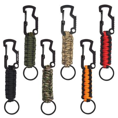 Picture of BOTTLE OPENER EMERGENCY ROPE KEYRING CHAIN