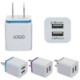 Picture of MINI UNIVERSAL DUAL PORT USB WALL CHARGER